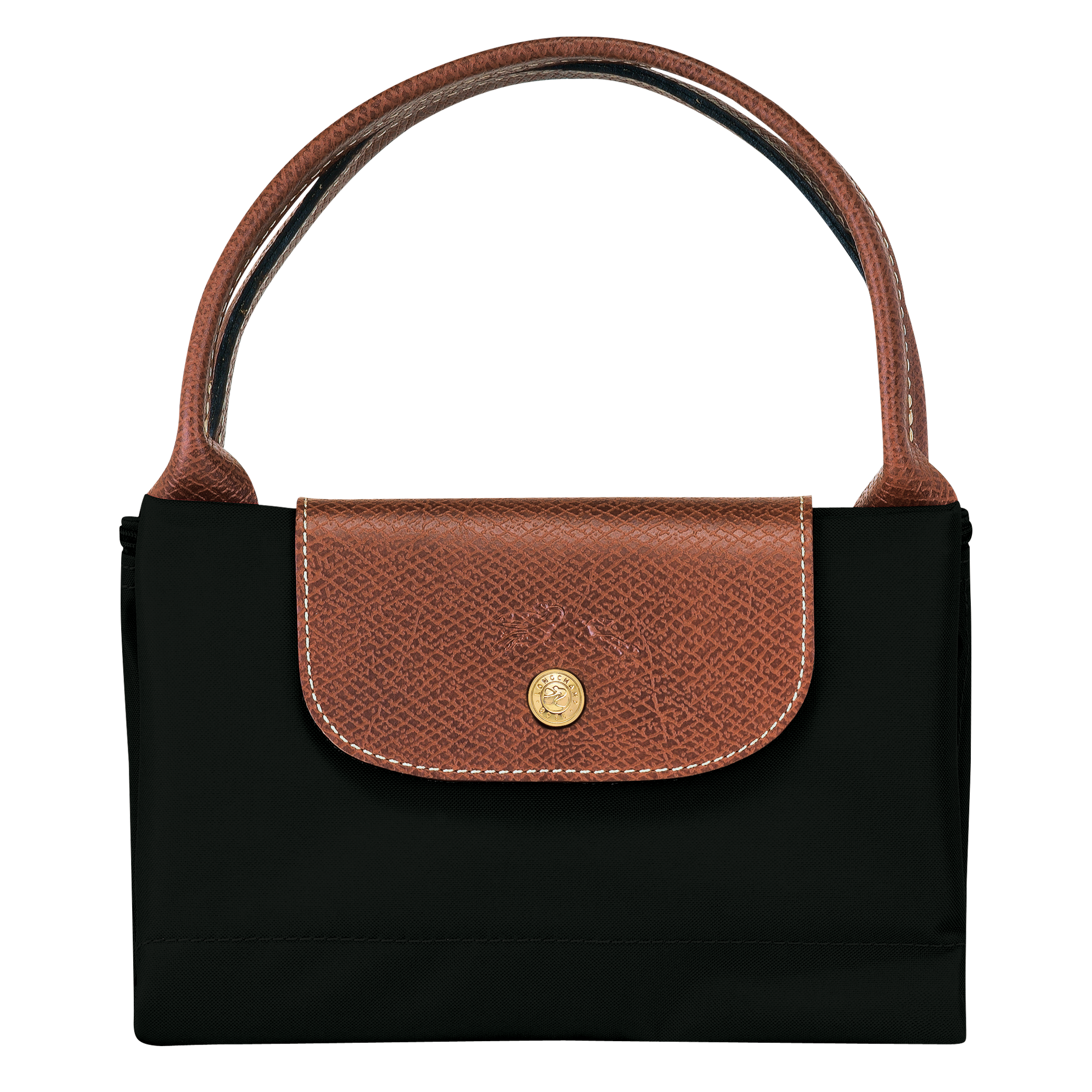 Le Pliage Original Bolso con asa superior M, Negro