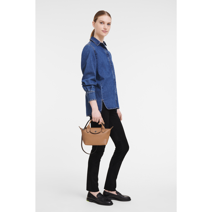 Le Pliage Cuir Handtasche XS, Haselnuss
