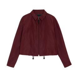 Jacket , Burgundy - Techno taffeta