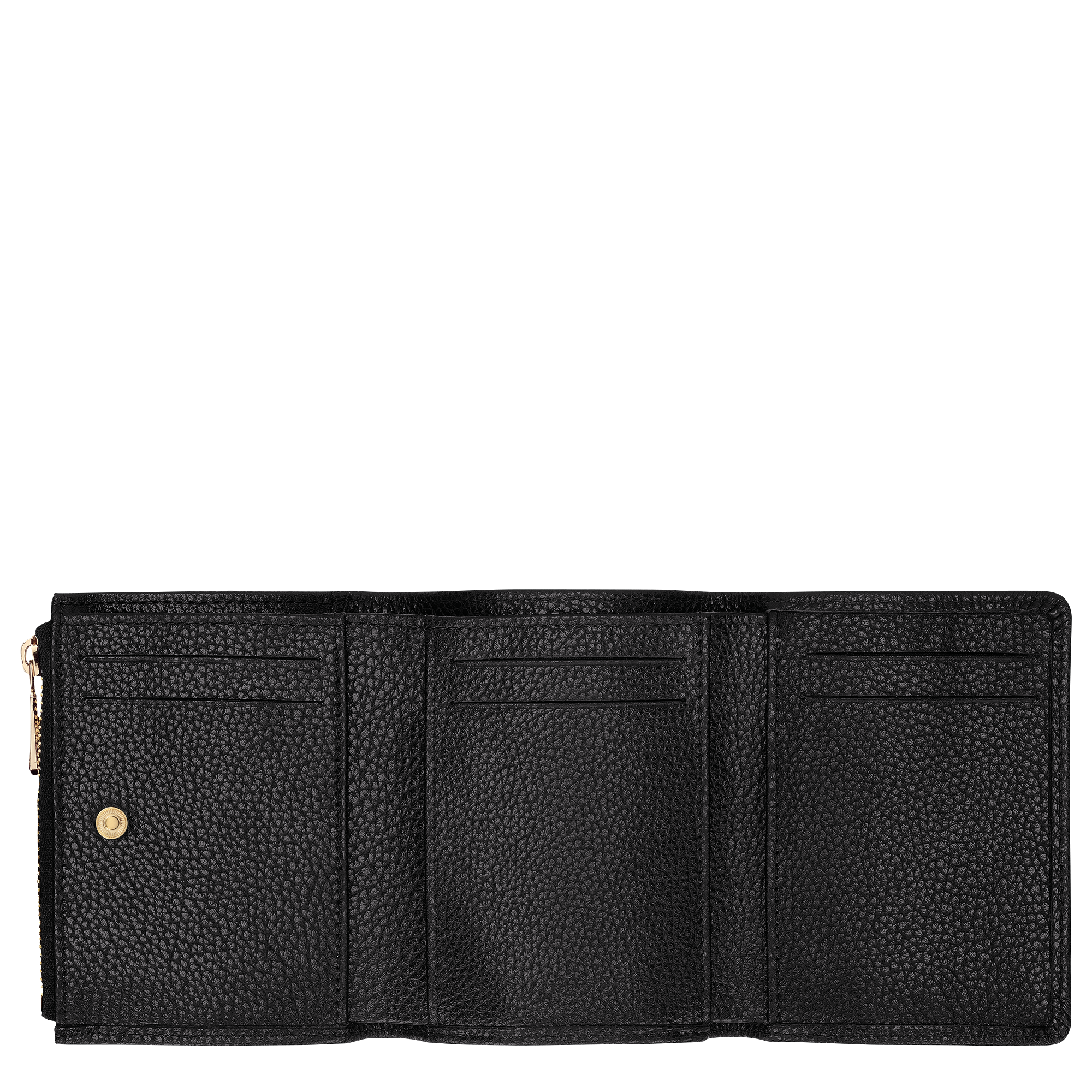 Le Foulonn&eacute; Portefeuille compact, Noir