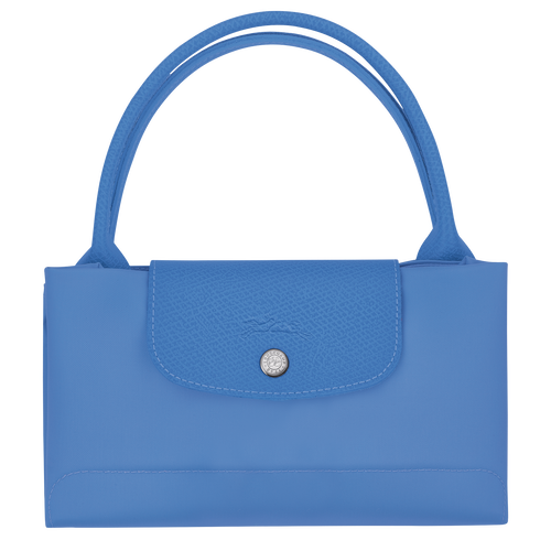 Handtasche M Le Pliage Green , Recyceltes Canvas - Kornblumenblau - Ansicht 5 von 5