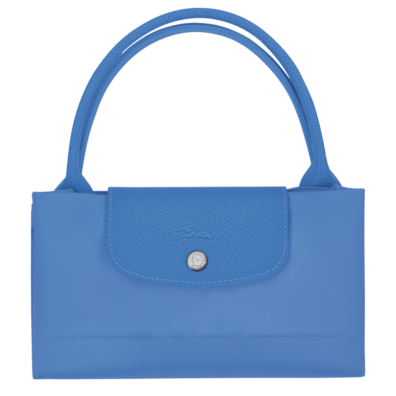 Handtasche M Le Pliage Green , Recyceltes Canvas - Kornblumenblau  - Ansicht 5 von 5
