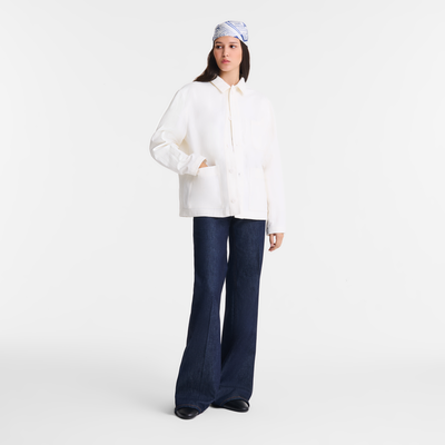 Jacket , Ecru - Cotton