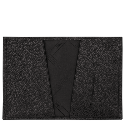 Le Foulonn&eacute; Passport cover, Black