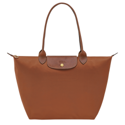 Le Pliage Original L Tote bag , Cognac - Recycled canvas