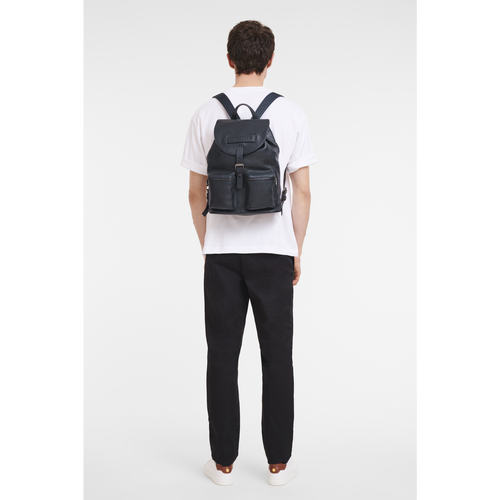 Longchamp 3D Backpack M, Midnight blue