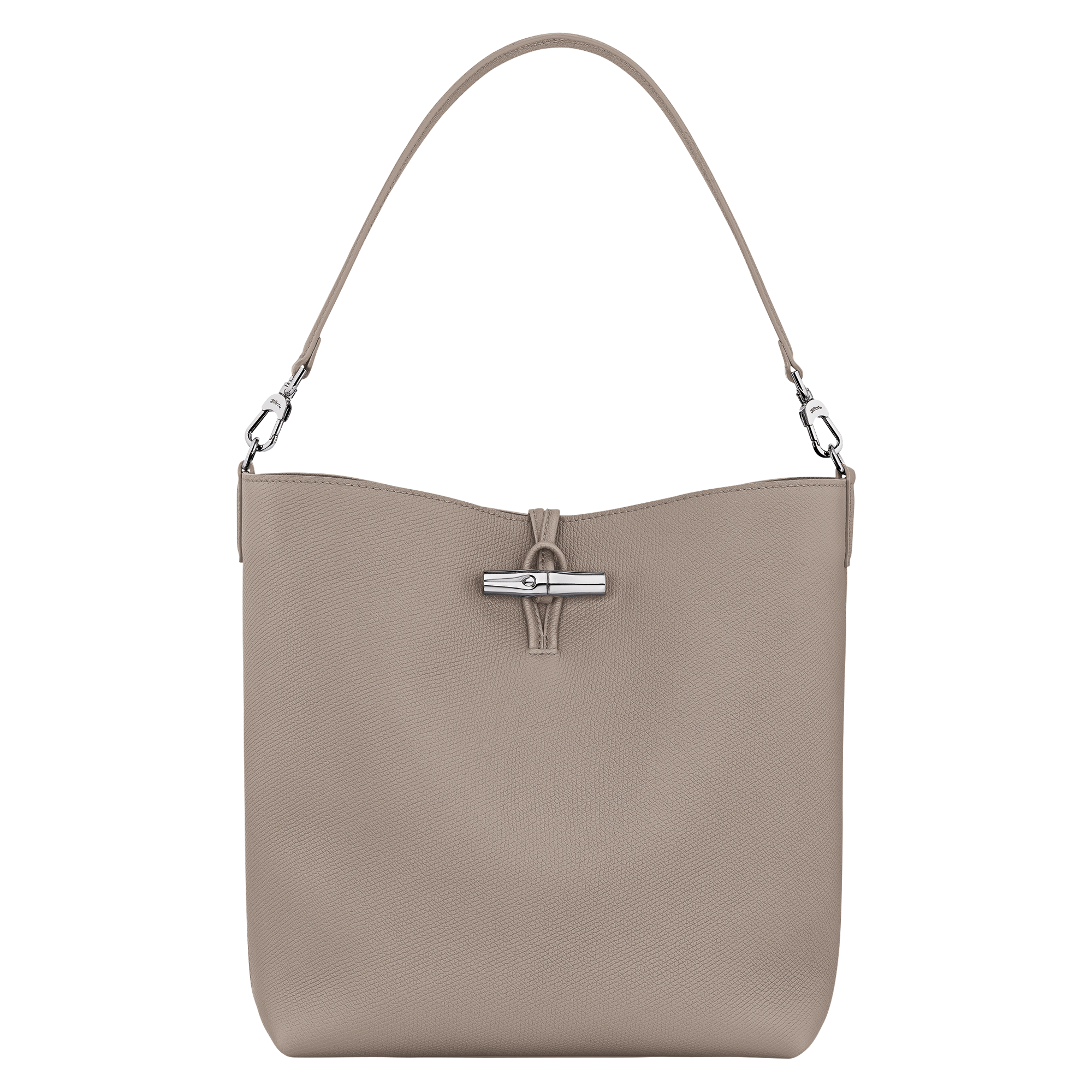 Le Roseau Hobo bag M, Clay