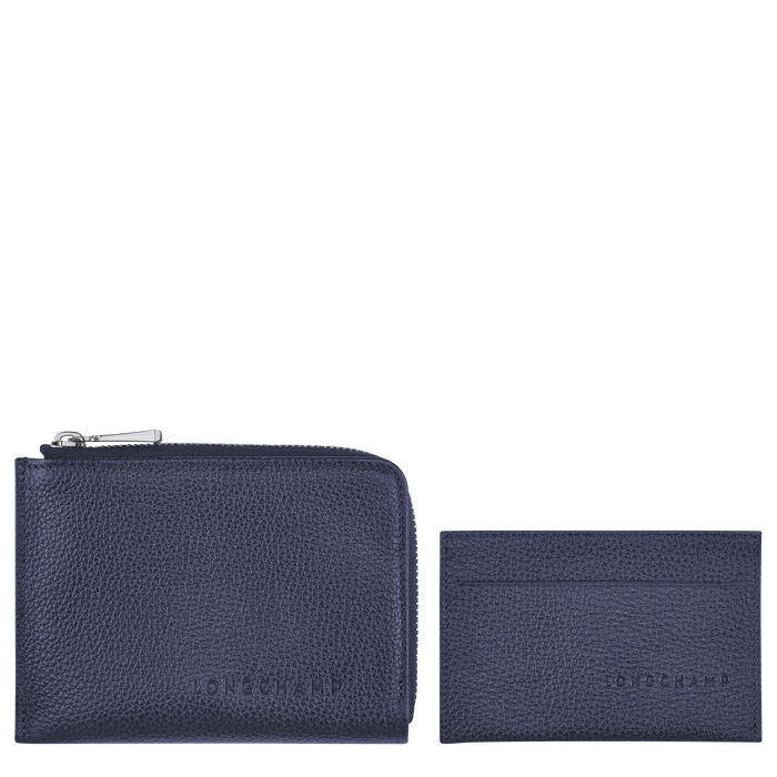 Le Foulonné 2-in-1 Wallet, Navy