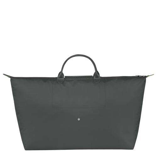 Le Pliage Green M Travel bag , Graphite - Recycled canvas - View 4 of  7