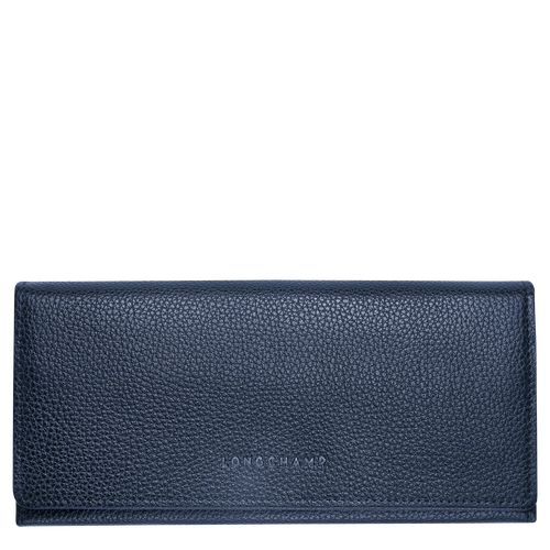 Long continental wallet Le Foulonné Navy (L3044021556) Longchamp US