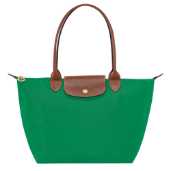 Le Pliage Original M Tote bag , Green - Recycled canvas