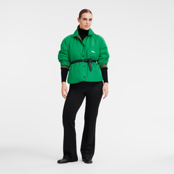 襯墊束腰上衣 , 卡其色/綠色 - 技術塔夫綢
