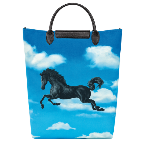 Shopper M Longchamp x ToiletPaper , Canvas - Wolkenblau - Ansicht 4 von 5