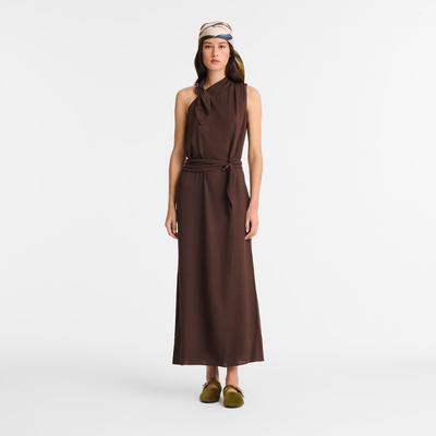 Robe , Gabardine - Ebène