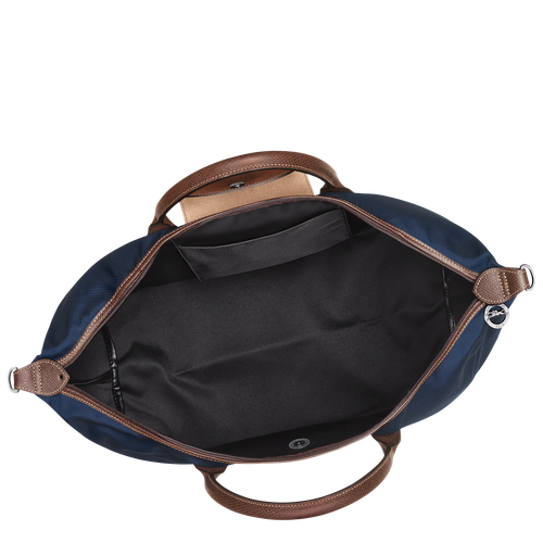 Reisetasche M Boxford Recyceltes Canvas - Blau | Longchamp DE