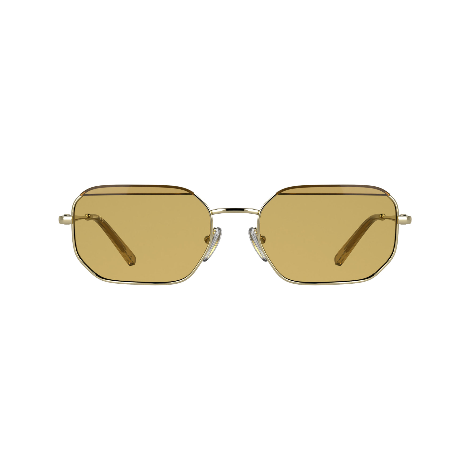 null Lunettes de soleil, Dor&eacute;/Caramel