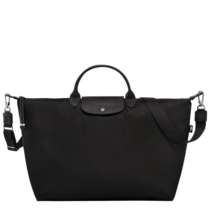 Le Pliage Energy L Travel bag , Black - Recycled canvas  - View 1 of  6