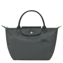 Handtasche S Le Pliage Green , Recyceltes Canvas - Graphitgrau