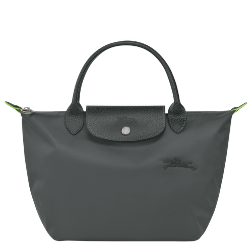 Handtasche S Le Pliage Green , Recyceltes Canvas - Graphitgrau - Ansicht 1 von 6