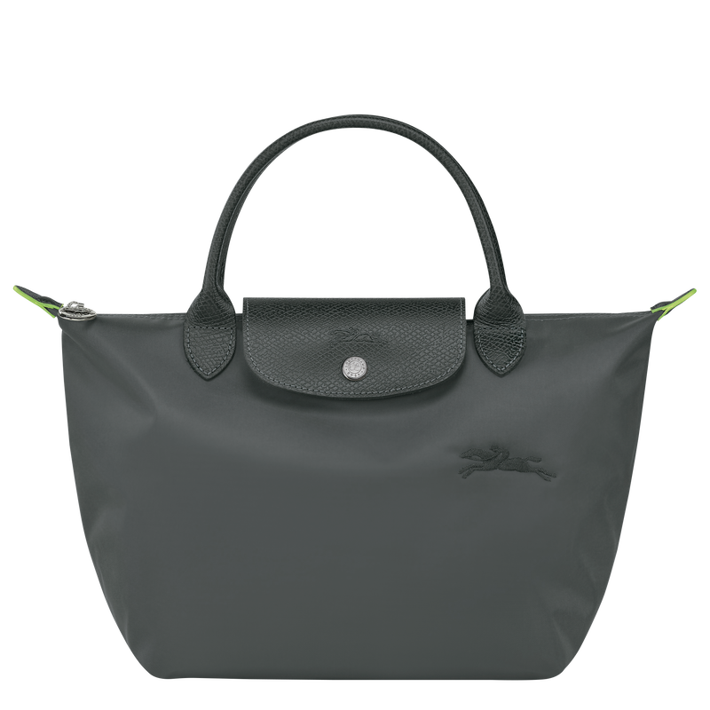 Handtasche S Le Pliage Green , Recyceltes Canvas - Graphitgrau  - Ansicht 1 von 6