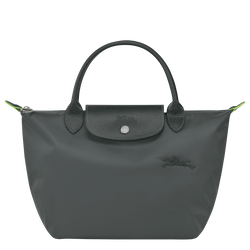 Handtasche S Le Pliage Green , Recyceltes Canvas - Graphitgrau