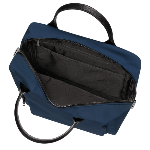 Rucksack M Le Pliage Energy , Recyceltes Canvas - Marine - Ansicht 5 von 5