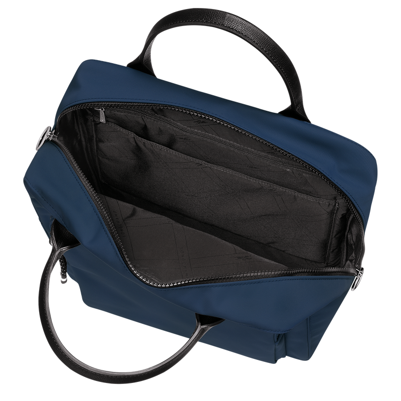 Rucksack M Le Pliage Energy , Recyceltes Canvas - Marine  - Ansicht 5 von 5
