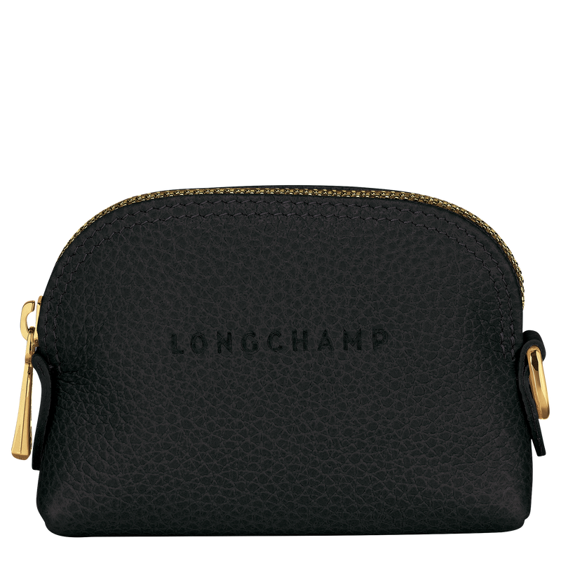 Le Foulonné Coin purse , Black - Leather  - View 1 of 4