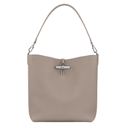 Le Roseau Hobo bag , Clay - Leather
