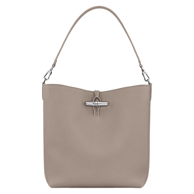 Le Roseau Hobo bag , Clay - Leather