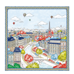 Silk scarf 90