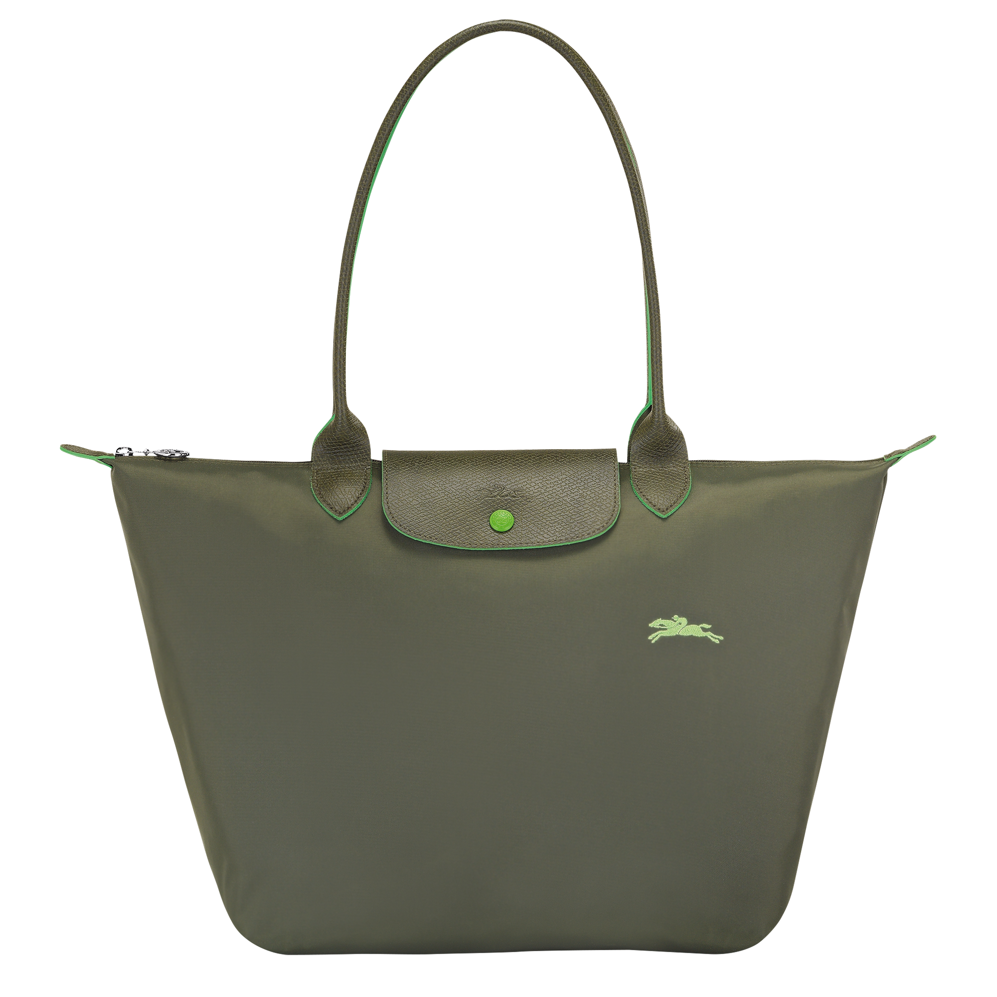 longchamp green tote