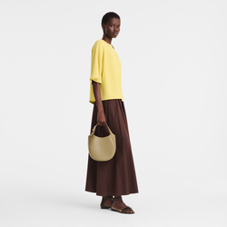 Le Foulonn&eacute; S Handbag , Lichen - Leather