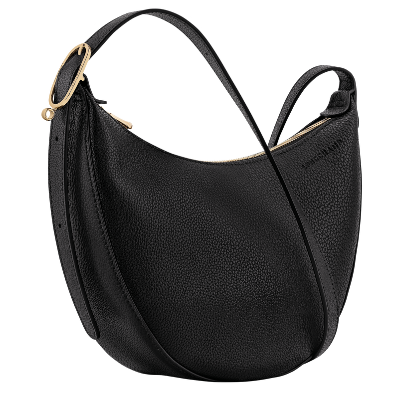 Le Foulonn&eacute; S Crossbody bag , Black - Leather  - View 3 of  6