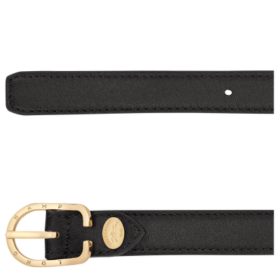 Cintur&oacute;n de mujer , Cuero - Negro