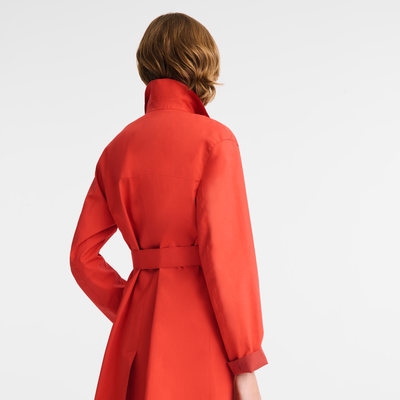 null Trenchcoat, Rot/Navy