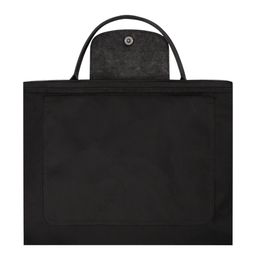 Handtasche L Le Pliage Energy , Recyceltes Canvas - Schwarz - Ansicht 4 von 5