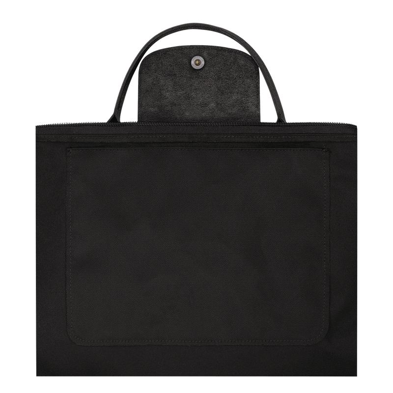 Le Pliage Energy L Handbag , Black - Recycled canvas  - View 4 of  5