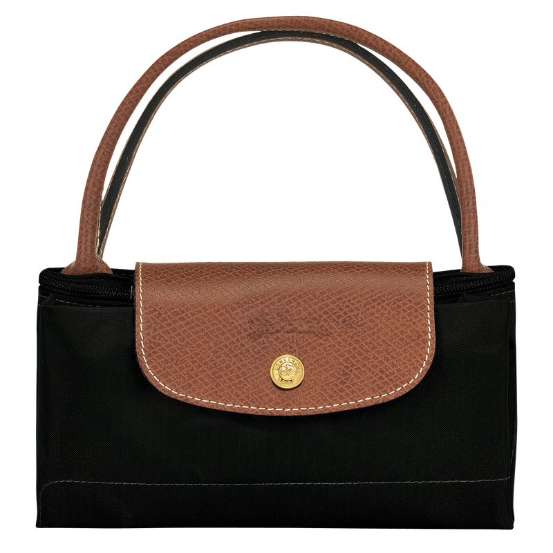 Le Pliage Original Bolso con asa superior S , Lona reciclada - Negro  - Vista 6 de 6