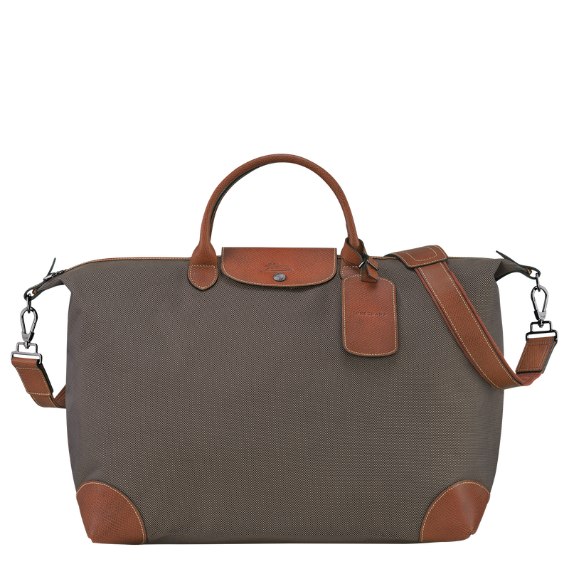 Reisetasche S Boxford , Recyceltes Canvas - Braun  - Ansicht 1 von 6