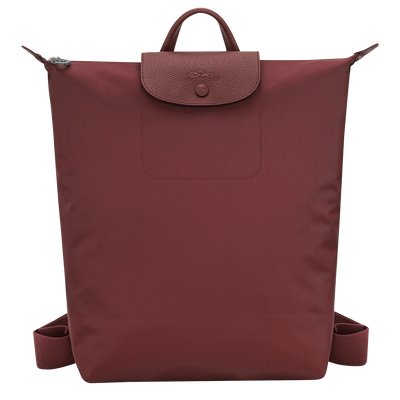 Le Pliage One M Backpack , Burgundy - Canvas