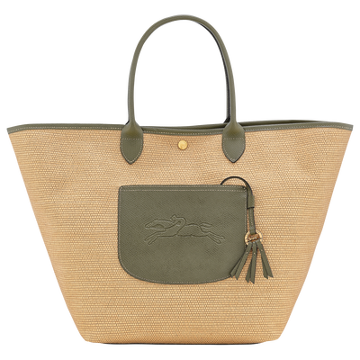 Korbtasche L L Le Pliage Collection , Canvas - Artischocke