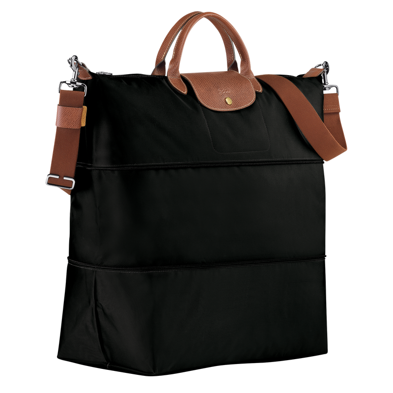 Sac de voyage extensible Le Pliage Original , Toile recycl&eacute;e - Noir  - Vue 3 de 7