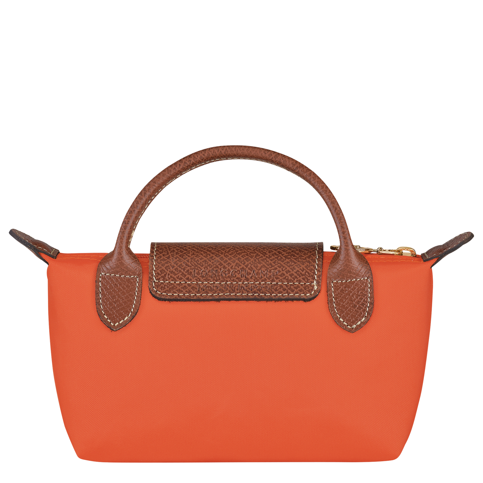Le Pliage 原創系列 附提把的小袋子, 橙色