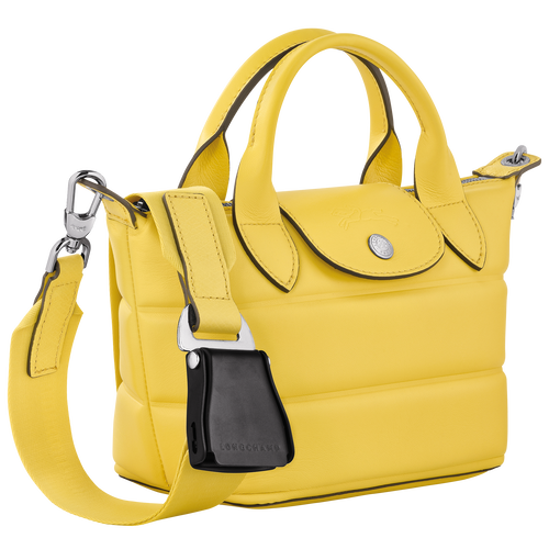 Le Pliage Xtra XS Handbag , Yellow - Leather - View 3 of  4