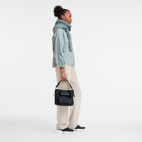 Longchamp 3D S Crossbody bag , Black - Leather - View 2 of  6