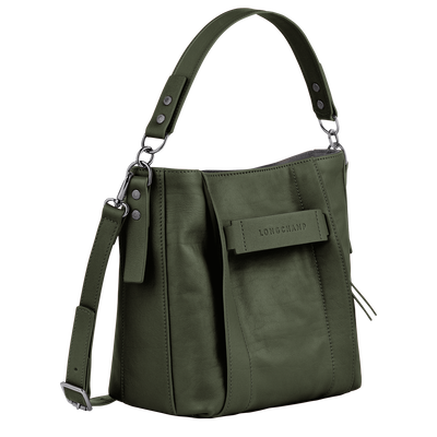 Longchamp 3D Sac bandouli&egrave;re S, Kaki