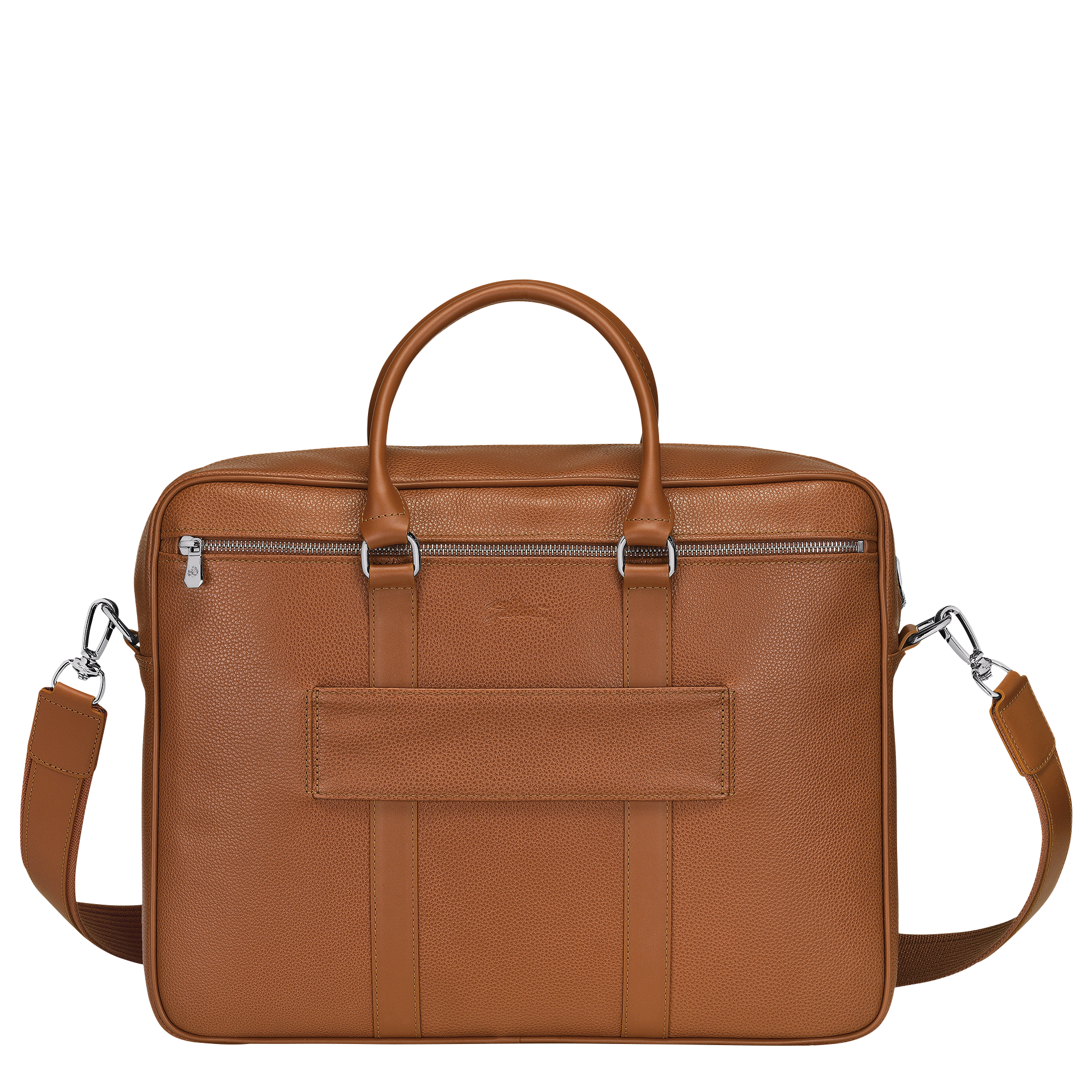 Briefcase M, Caramel - View 4 of
5 - zoom in Le Foulonné Briefcase M, Caramel