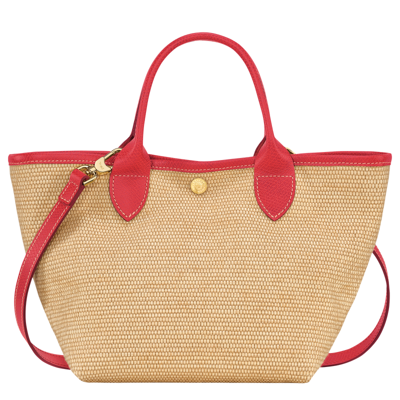 Le Panier Pliage S Basket bag , Red - Canvas  - View 4 of  4