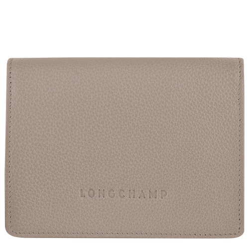 Brieftasche im Kompaktformat Le Foulonné , Leder - Turteltaube - Ansicht 1 von 4